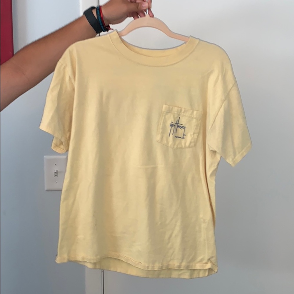 Yellow Guy Harvey Unisex Tee shirt